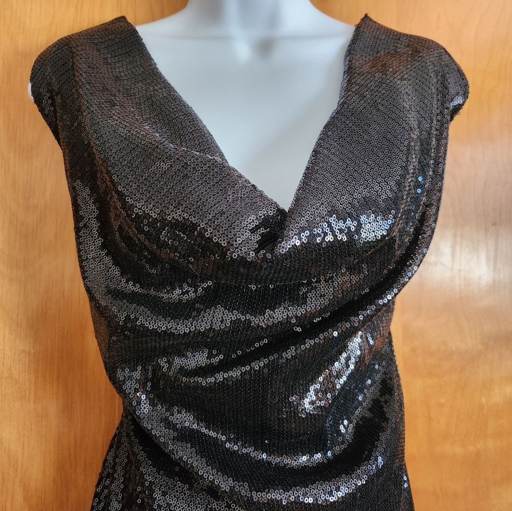 Sequins Mini Dress Stretch - Picture 7 of 14